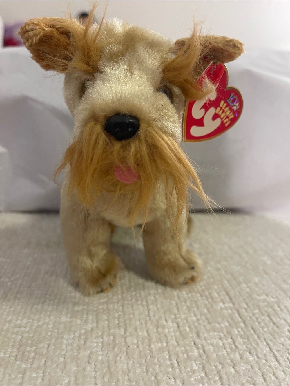 Schnitzel the dog TY beanie baby